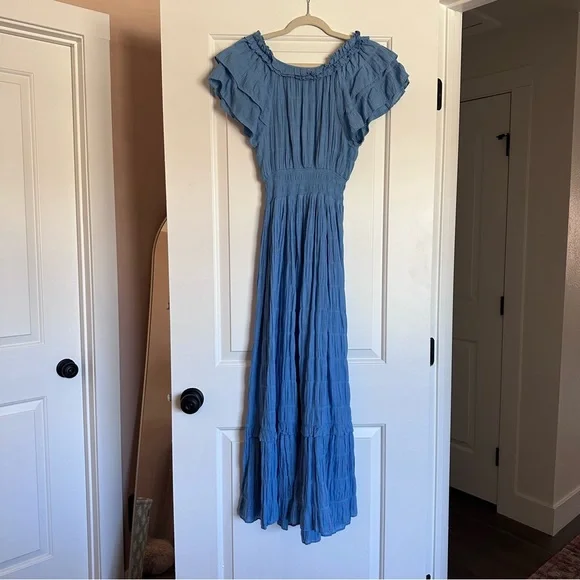 Cleobella Blue Maxi Dress, XS - Picture 3 of 4